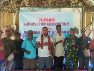 Polda PBD Silaturahmi di Tambrauw, Masyarakat Salamkai Harapkan Hal Ini