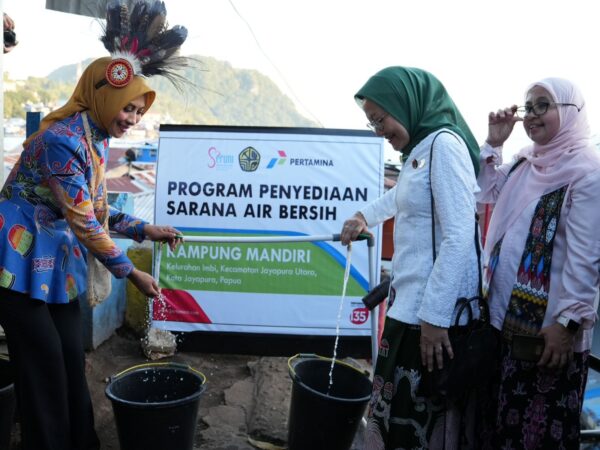 Pertamina Patra Niaga Hadirkan Sarana Air Bersih untuk Sekolah dan Permukiman Papua