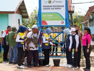 Sumur Air Bersih Resmi Beroperasi, Warga Kampung Tambat Tak Lagi Khawatir Kekurangan Air