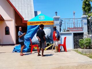 Ibu Muda Tewas Tragis di Depan Gereja Santo Bernadus Aimas