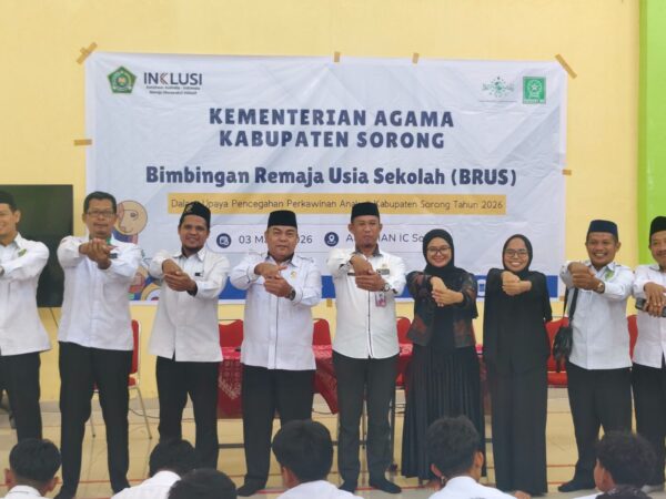 Program INKLUSI dan Kemenag Gelar BRUS di MAN IC Sorong, Perkuat Pencegahan Perkawinan Anak